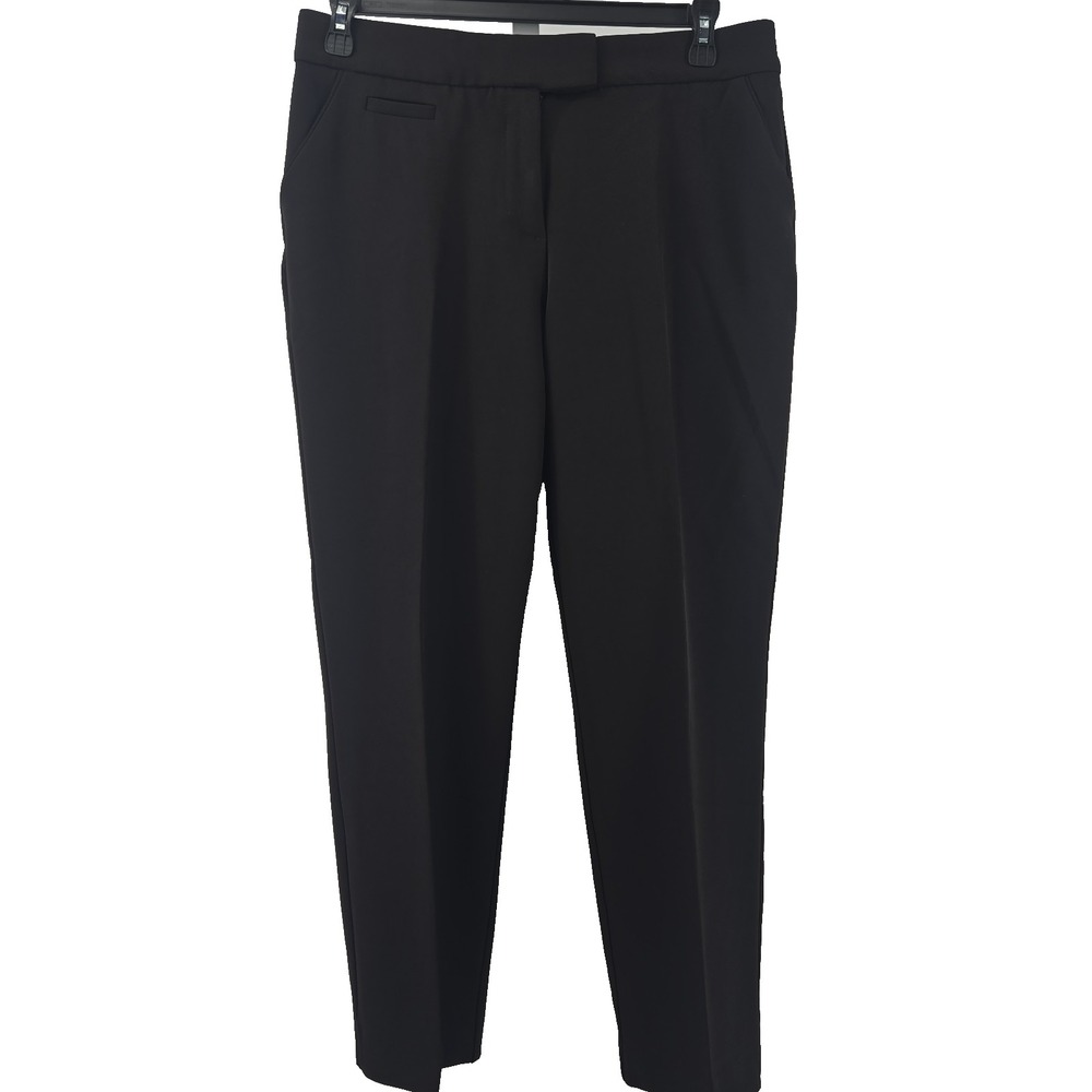 Investments Women's 12s Black Career Trouser Comfort Waist Tummy Control Pants